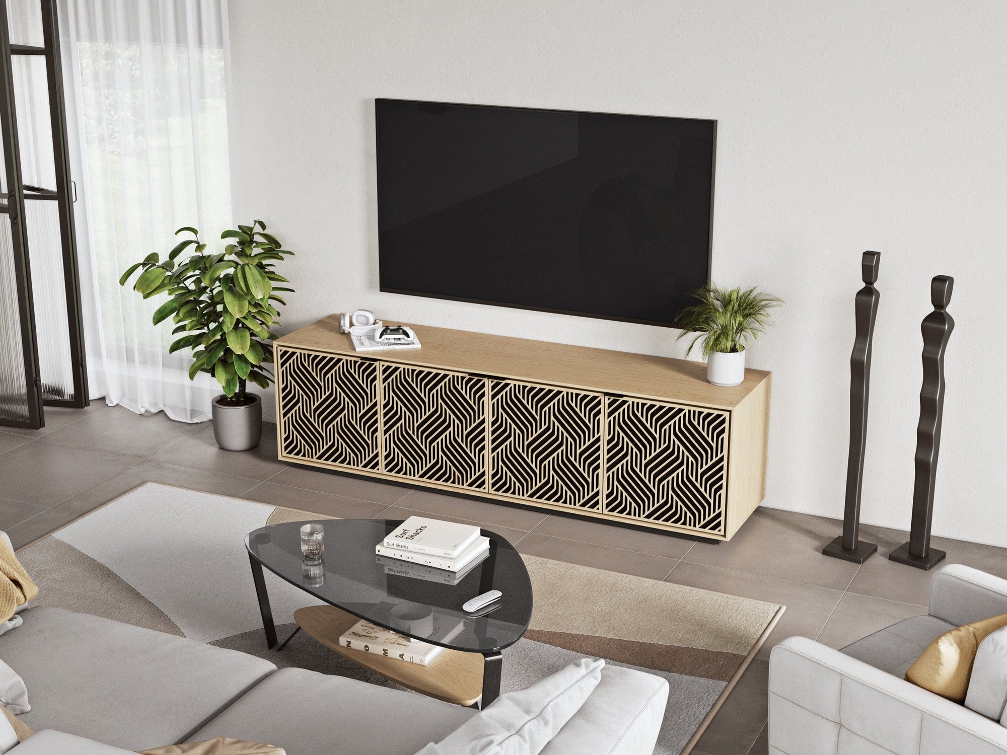 BDI Elements Weave 8703 TV Stand