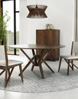 Copeland Exeter Round Wood Dining Table