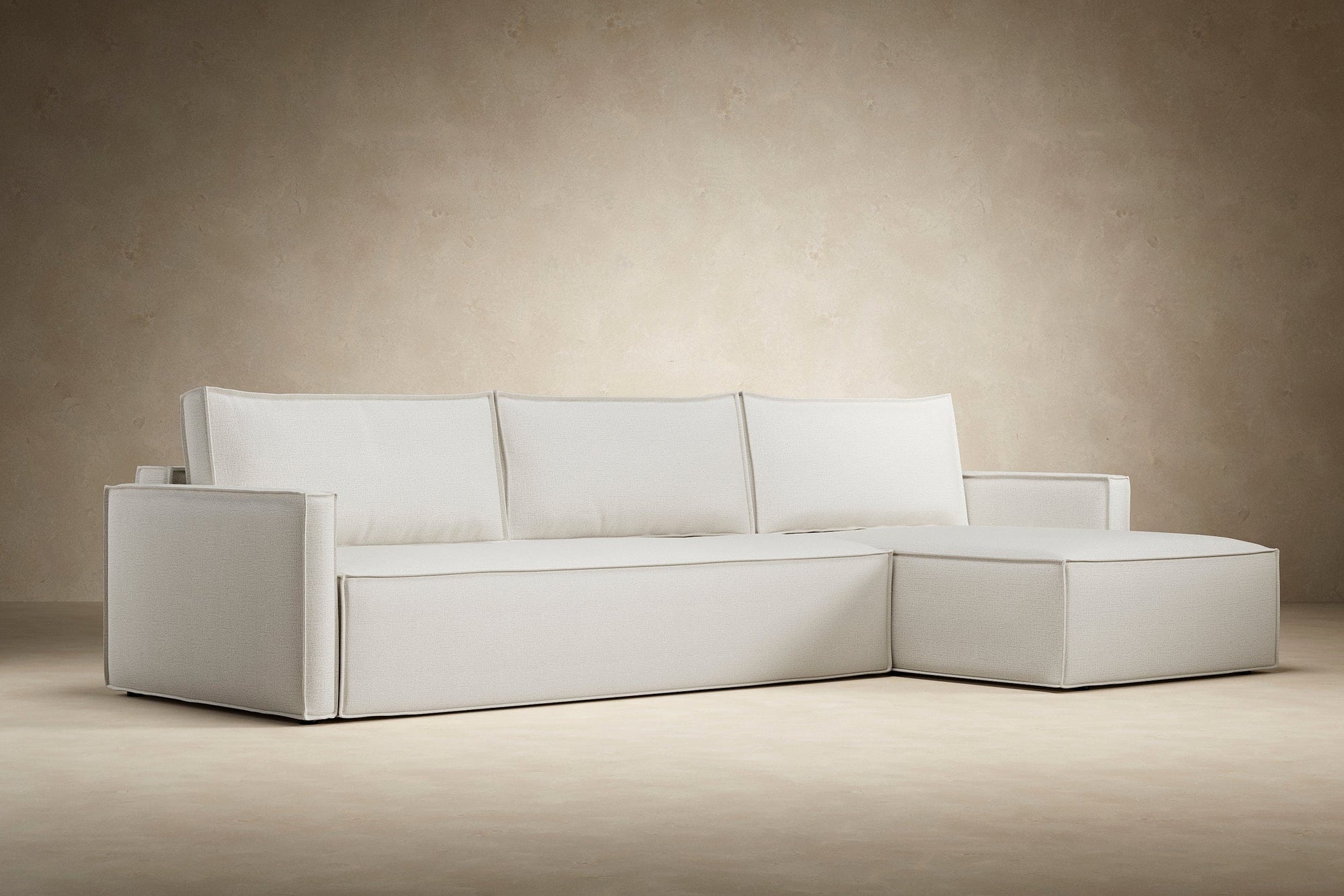 Innovation Newilla Slim Arm Sectional Sleeper Sofa