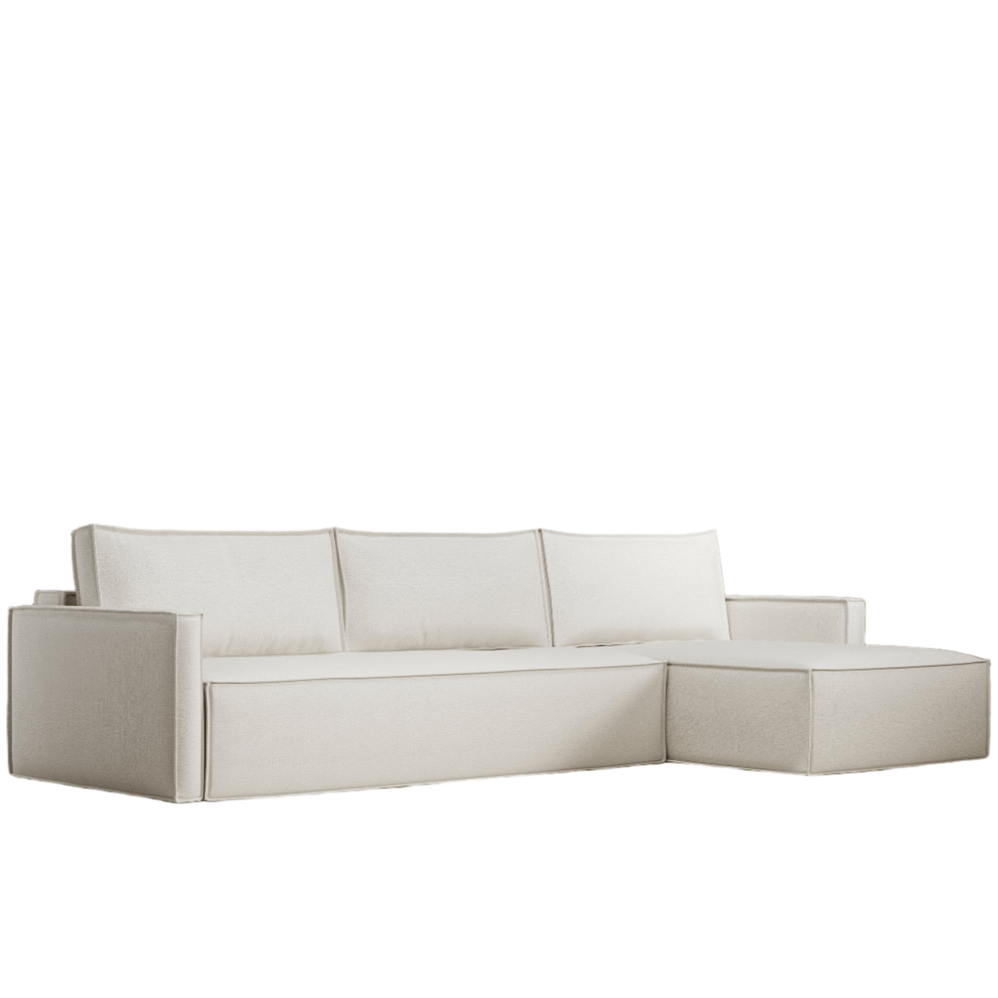 Innovation Newilla Slim Arm Sectional Sleeper Sofa