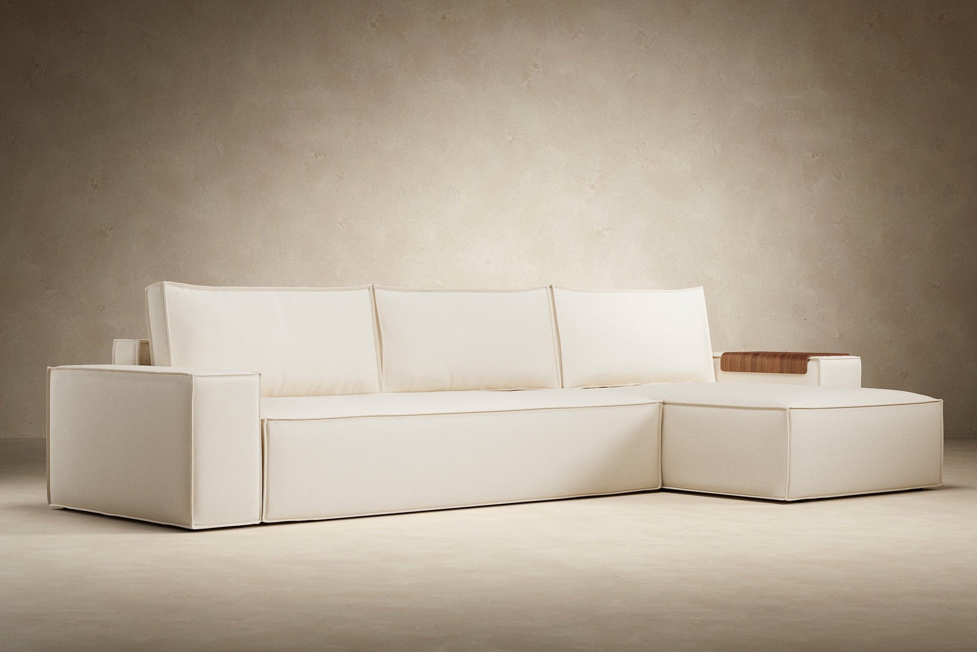 Innovation Newilla Wide Arm Sectional Sleeper Sofa