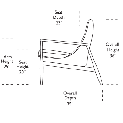 American Leather Aaron Chair