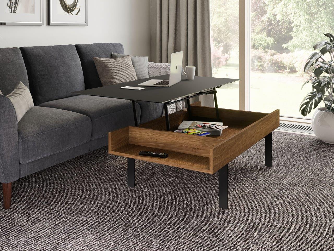 BDI Reveal Lift-Top Coffee Table