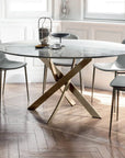 Bontempi Barone Round Extendible Dining Table