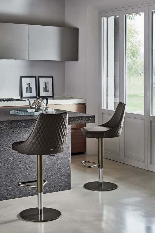 Bontempi Clara Swivel Bar Stool