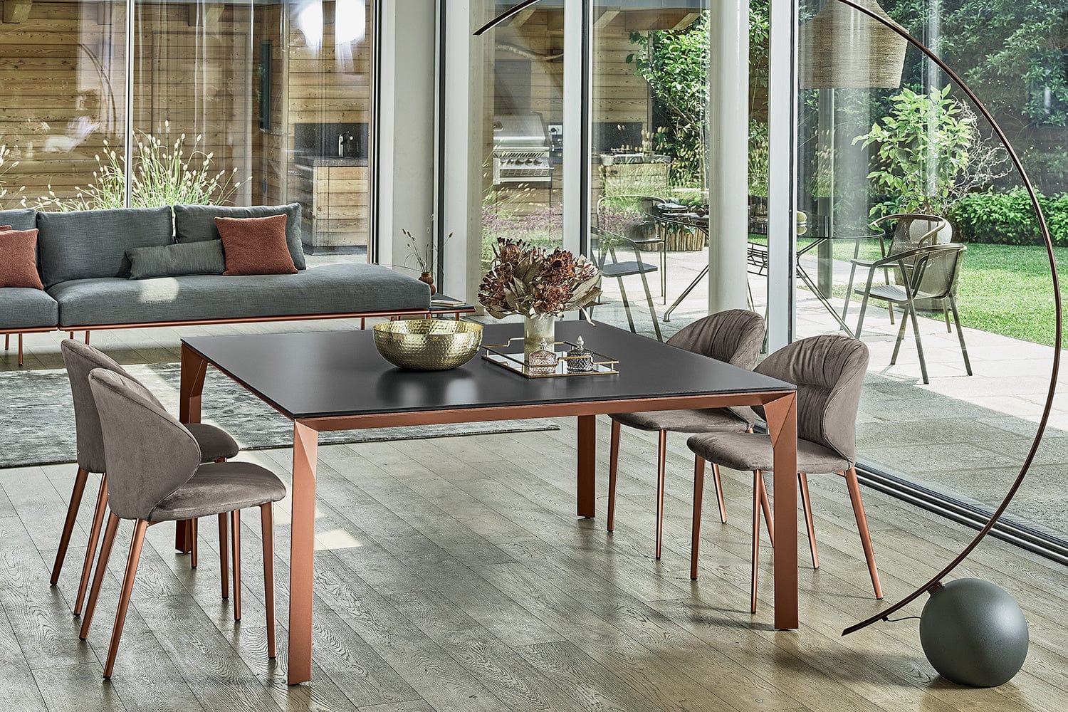 Bontempi Mirage Square Dining Table