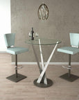 Elite Modern Crystal Pub Table