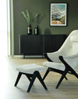 Fjords Bravo Chair and Ottoman