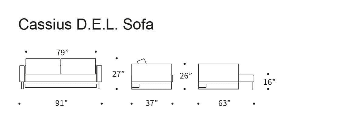 Innovation Cassius D.E.L. Sofa Bed