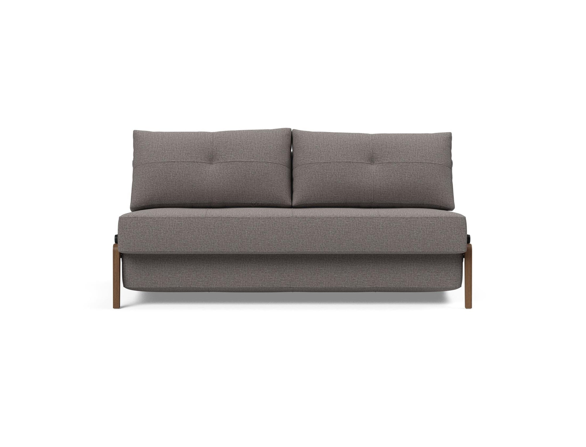 Innovation Cubed Queen Size Sofa Bed With Dark Wood Legs