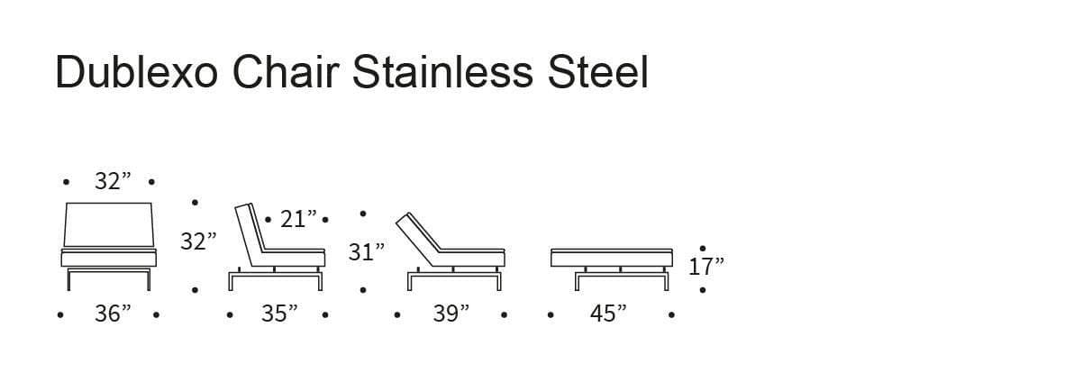 Innovation Dublexo Stainless Steel Chair