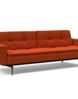 Innovation Dublexo Styletto Sofa Bed Dark Wood With Arms