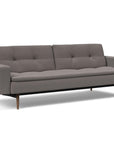 Innovation Dublexo Styletto Sofa Bed Dark Wood With Arms