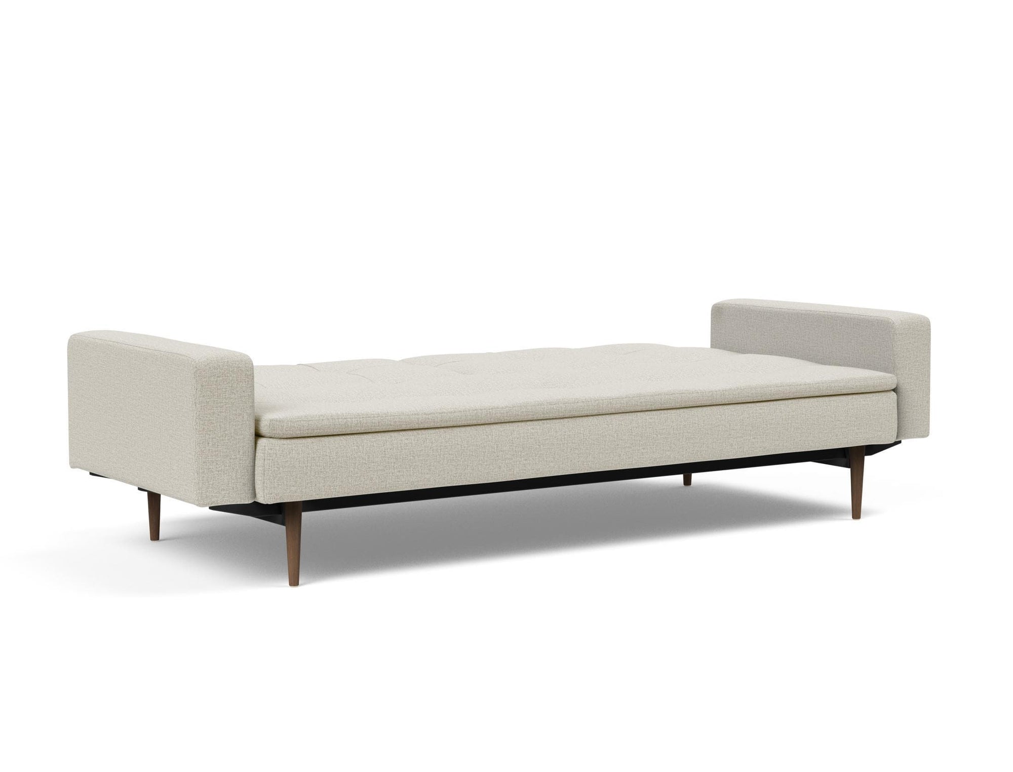 Innovation Dublexo Styletto Sofa Bed Dark Wood With Arms