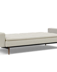 Innovation Dublexo Styletto Sofa Bed Dark Wood With Arms