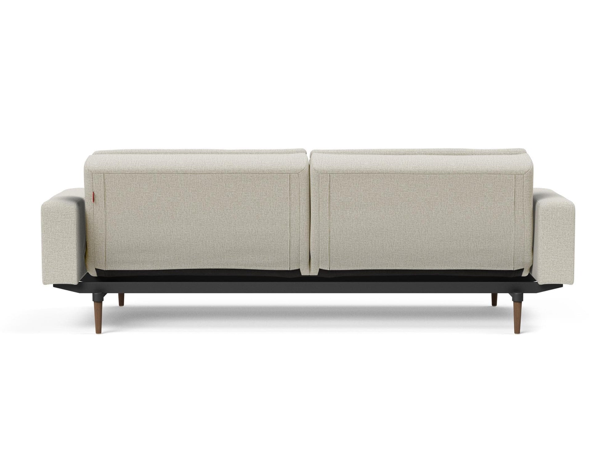 Innovation Dublexo Styletto Sofa Bed Dark Wood With Arms