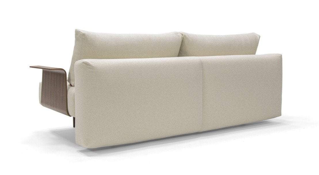 Innovation Frode Dark Styletto Sofa Bed Walnut Arms