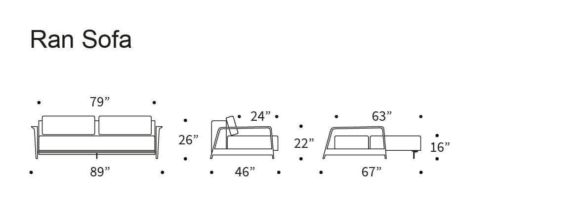 Innovation Ran D.E.L Sofa Bed