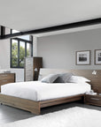 Mobican Sonoma Bed with Wide Headboard