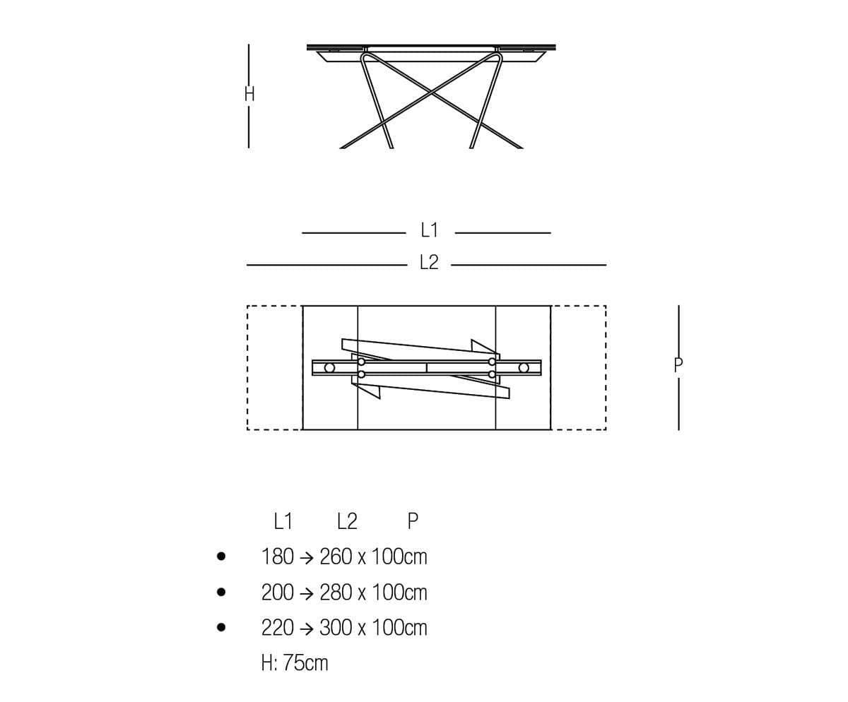 Naos Double Dining Table